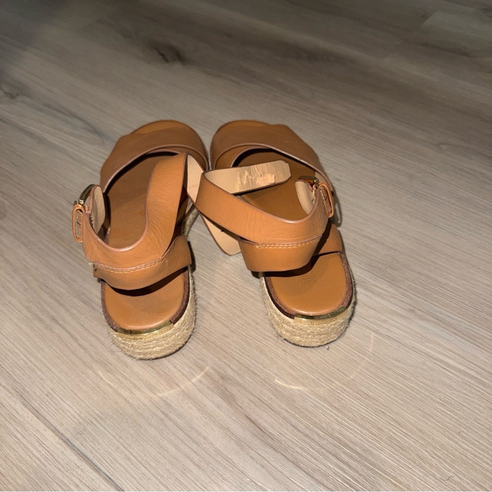 Michael Kors Brown Espadrille Wedges